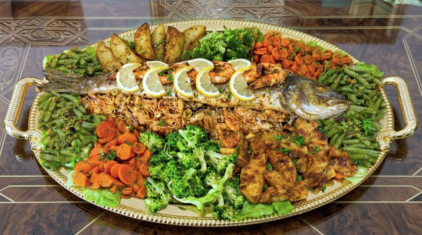 Stuffed Fish with chines vermicelli