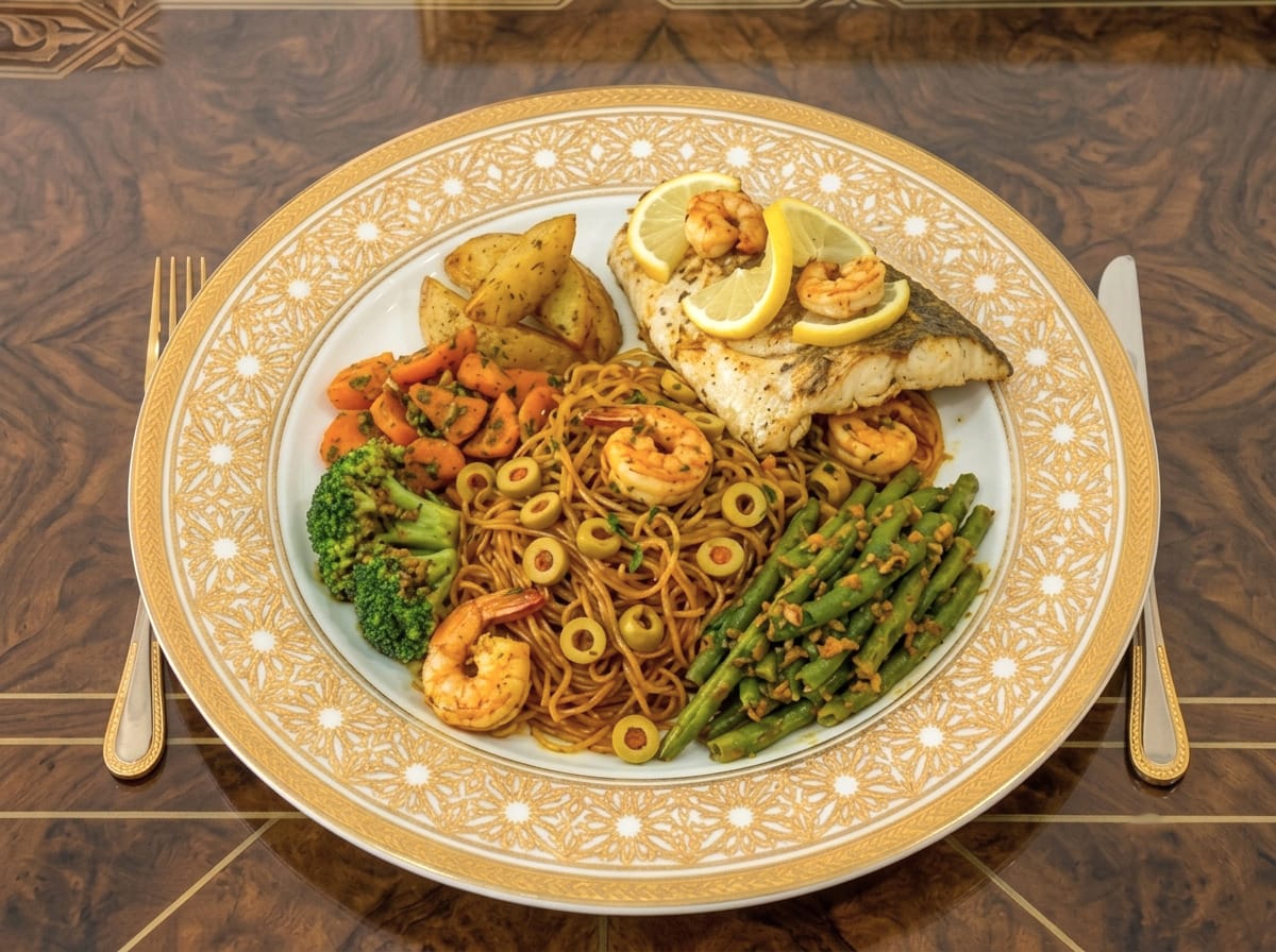 Stuffed Fish with chines vermicelli