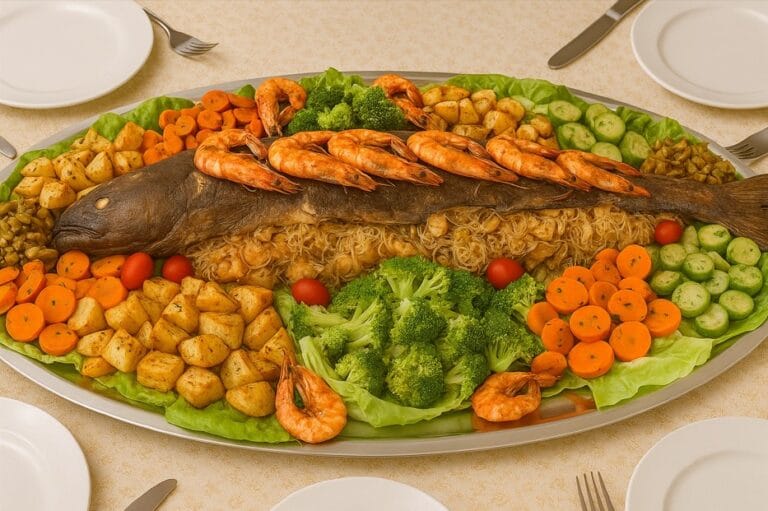 Stuffed Fish with chines vermicelli