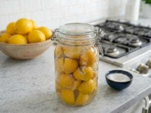 Pack the lemons into a jar