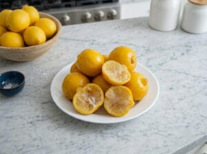 The result of the lemon after 24 hours