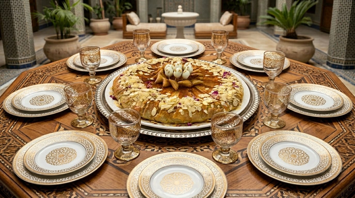 Moroccan Chicken Pastilla