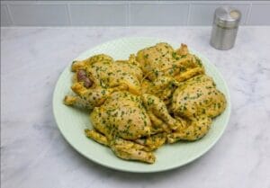 Moroccan Stuffed Chicken with chines Vermicelli