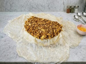 Moroccan Chicken Pastilla