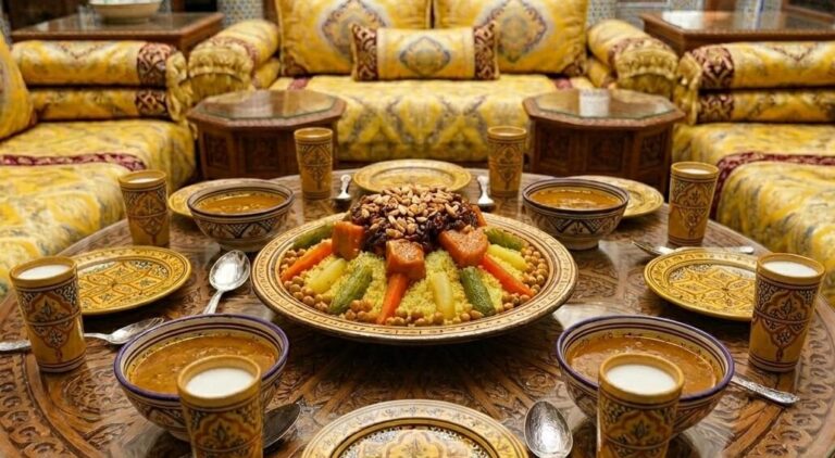 Moroccan Couscous with Meat