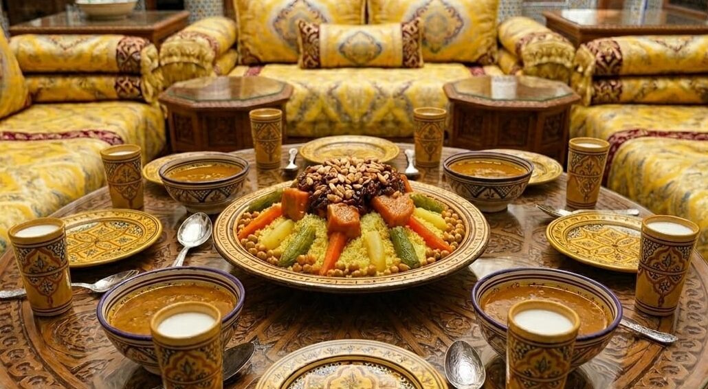 Moroccan Couscous with Meat