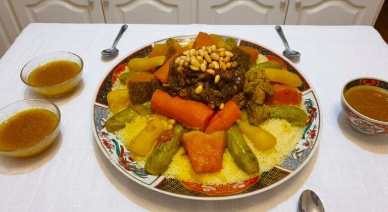 Moroccan Couscous with Meat