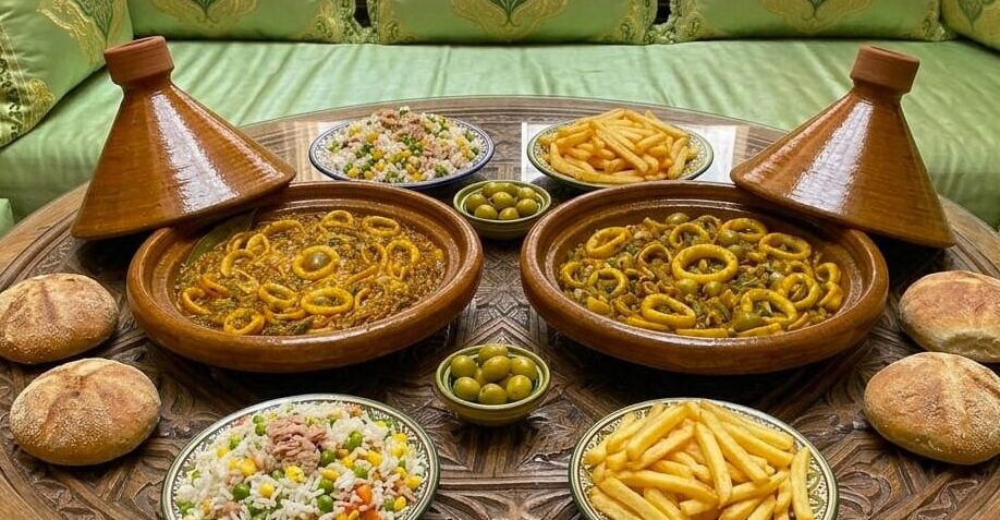 Moroccan calamari tagine