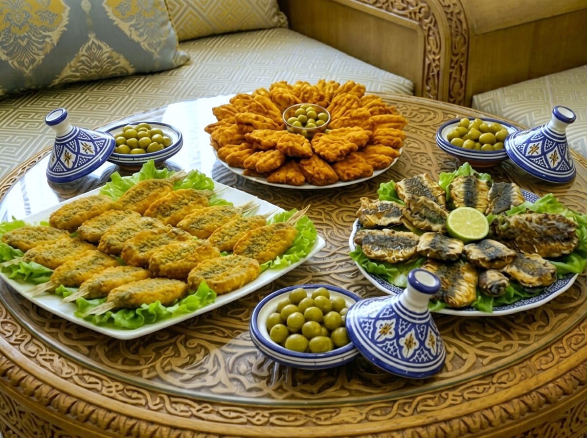 Moroccan fried sardines with chermoula