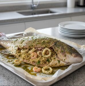 Moroccan Fish with tomato sauce
