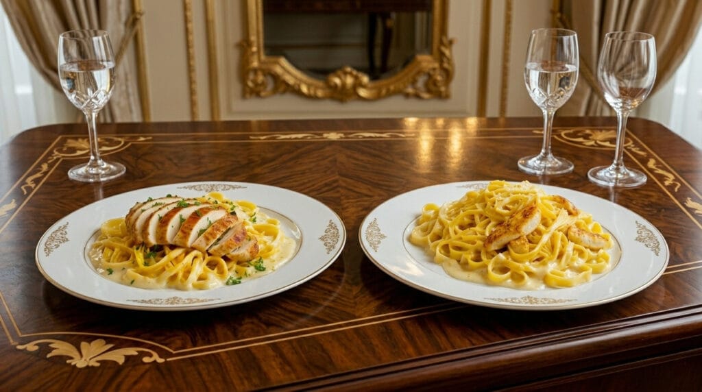 American Fettuccine with Chicken