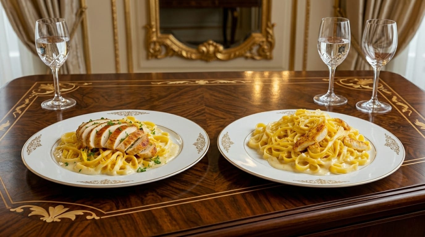American Fettuccine with Chicken
