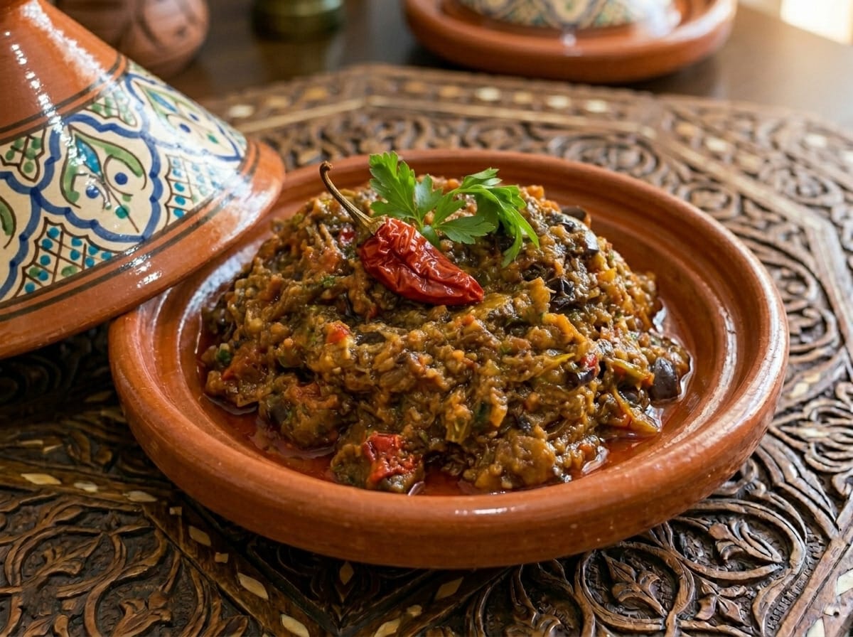 Authentic Moroccan Zaalouk
