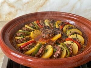 The kofta and tagine vegetables are deliciously cooked